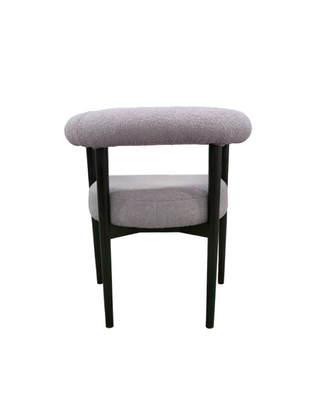 Tube Back Fabric Hardwood Chair | CH040