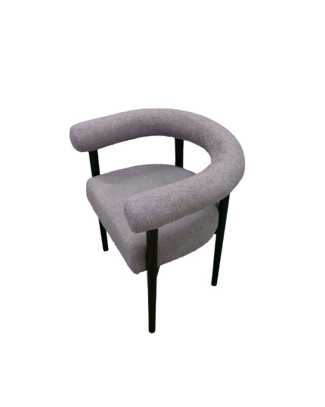 Tube Back Fabric Hardwood Chair | CH040