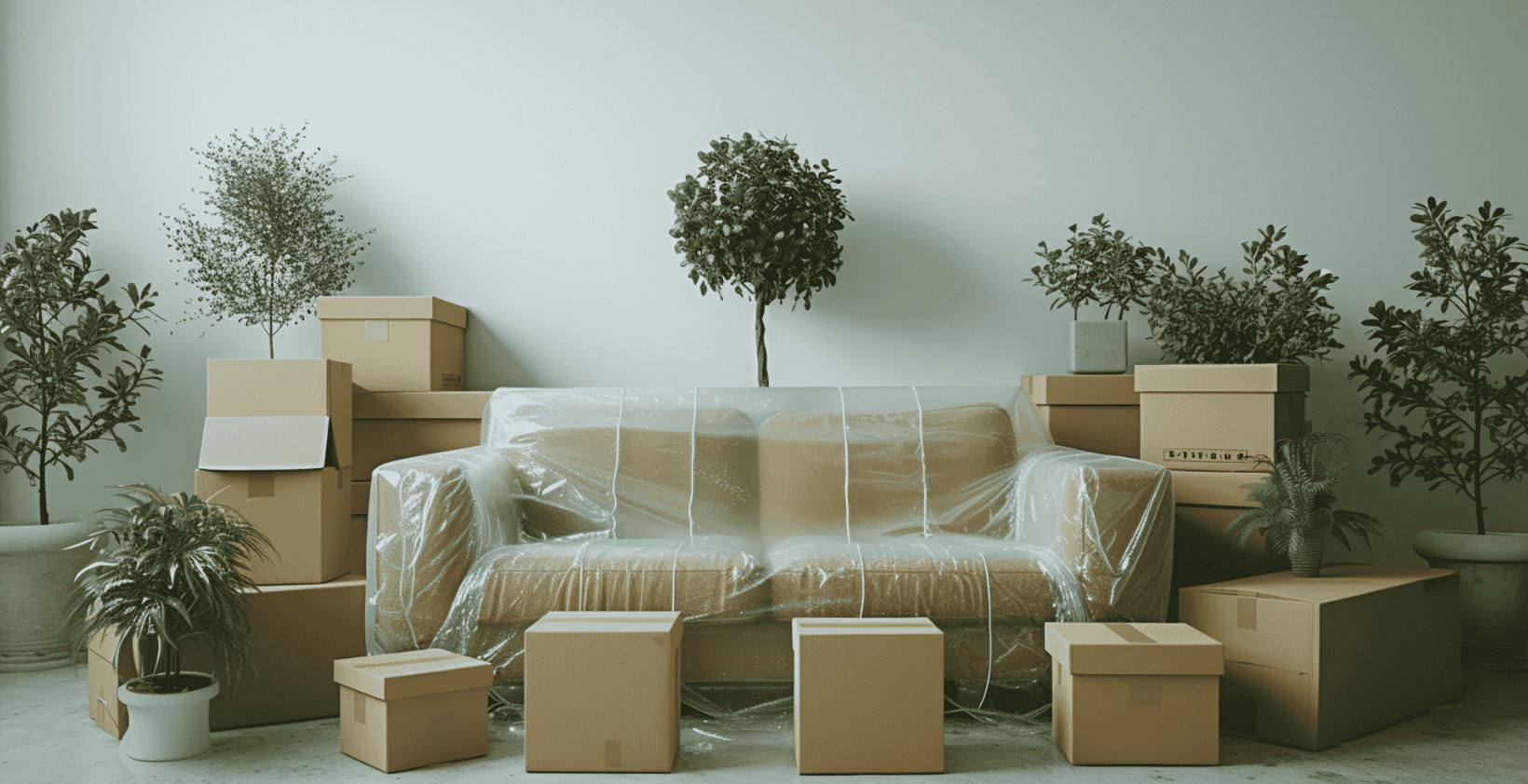 Packaging & Delivery sofa