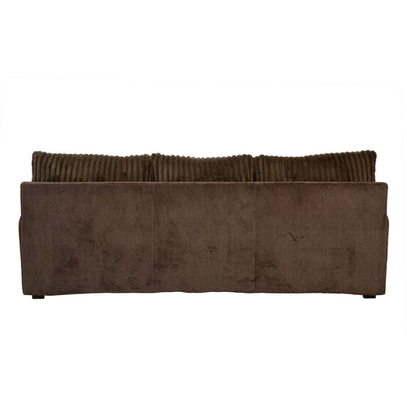 Structured Cushion-Back 3-Seater Sofa with Low Arm Support | TSF002B