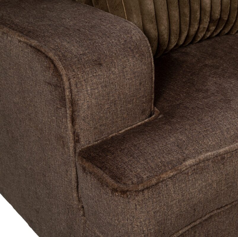Structured Cushion-Back 3-Seater Sofa with Low Arm Support | TSF002B