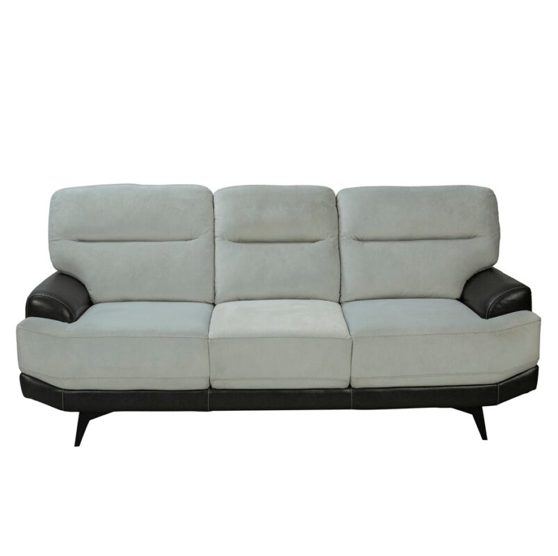 Dual-Tone 3-Seater Sofa with Elevated Steel Leg Base | TSF005B