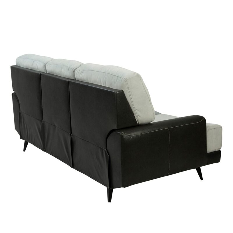 Dual-Tone 3-Seater Sofa with Elevated Steel Leg Base | TSF005B