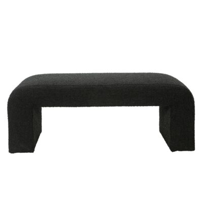 Textured Bouclé Bench with Arched Silhouette | TBE002