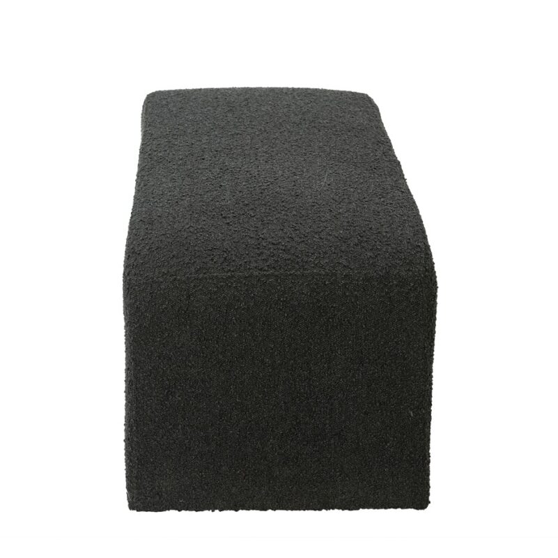 Textured Bouclé Bench with Arched Silhouette | TBE002