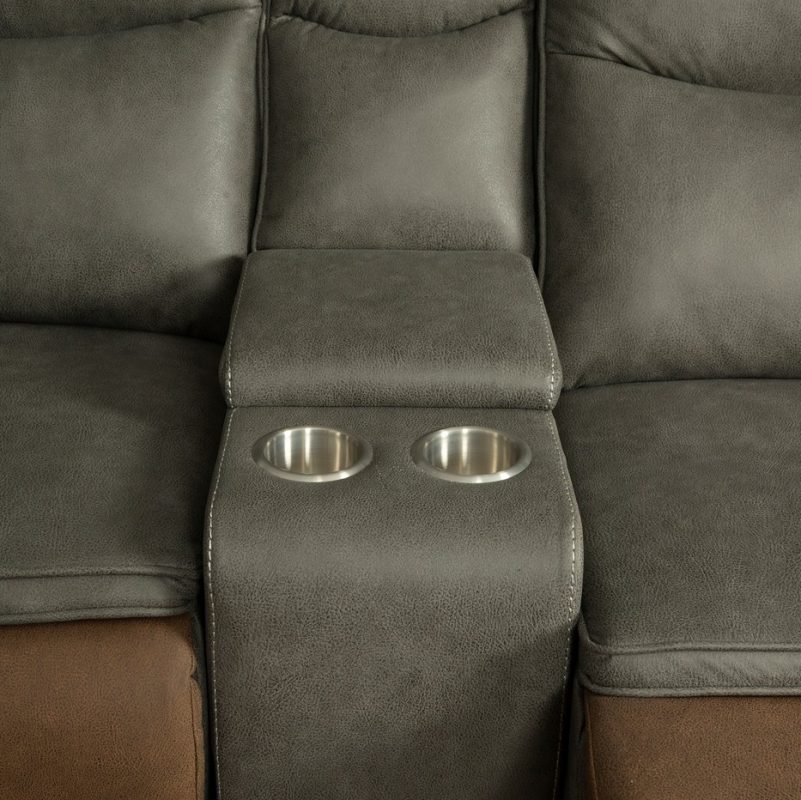 DualTone Balance Manual Reclining Sectional Sofa | MSF009