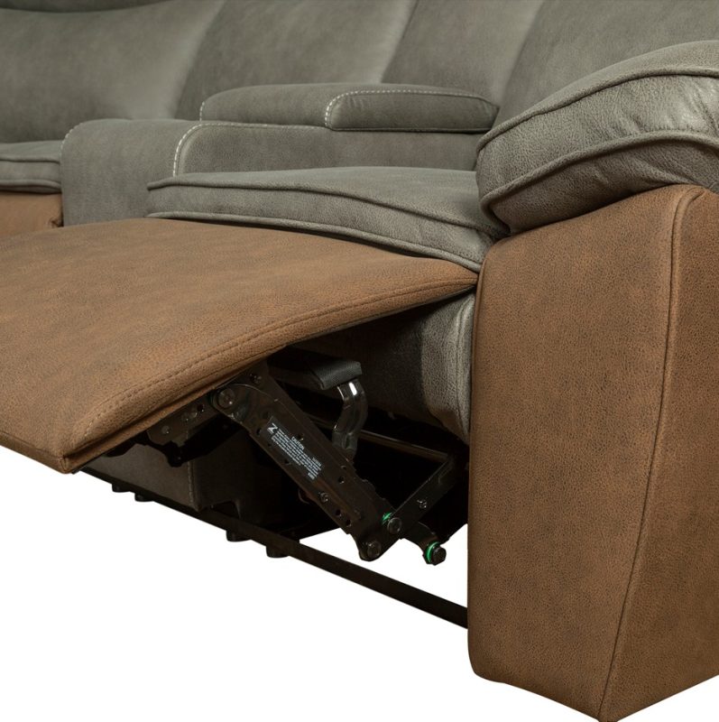 DualTone Balance Manual Reclining Sectional Sofa | MSF009