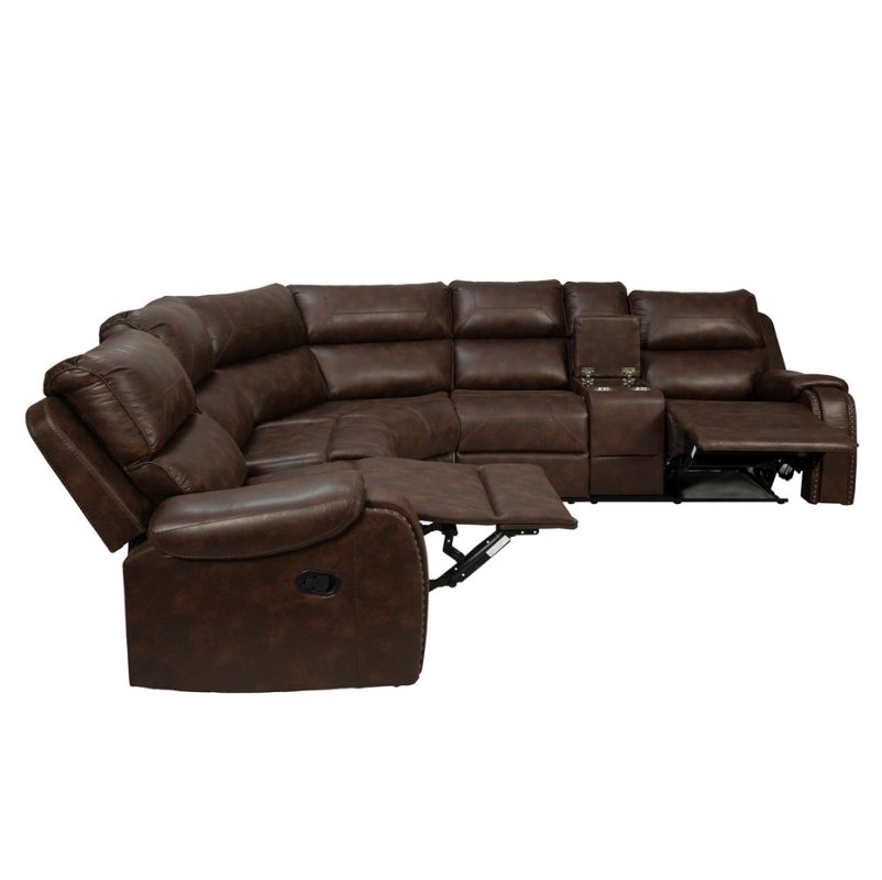 HeritageTouch Manual Reclining Sectional Sofa | MSF008