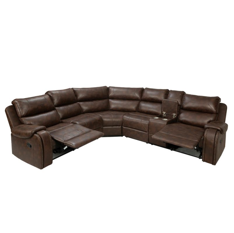 HeritageTouch Manual Reclining Sectional Sofa | MSF008