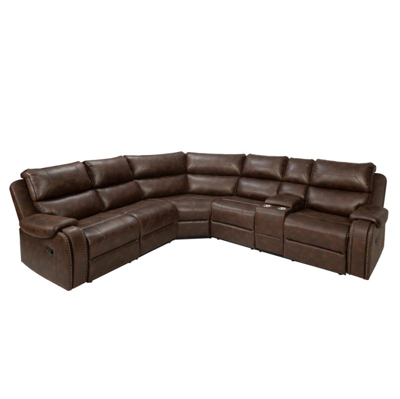 HeritageTouch Manual Reclining Sectional Sofa | MSF008