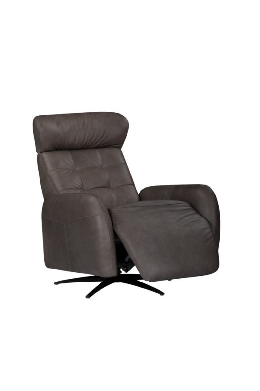 Leather Swivel Recliner Chair with Integrated Headrest | MOC001