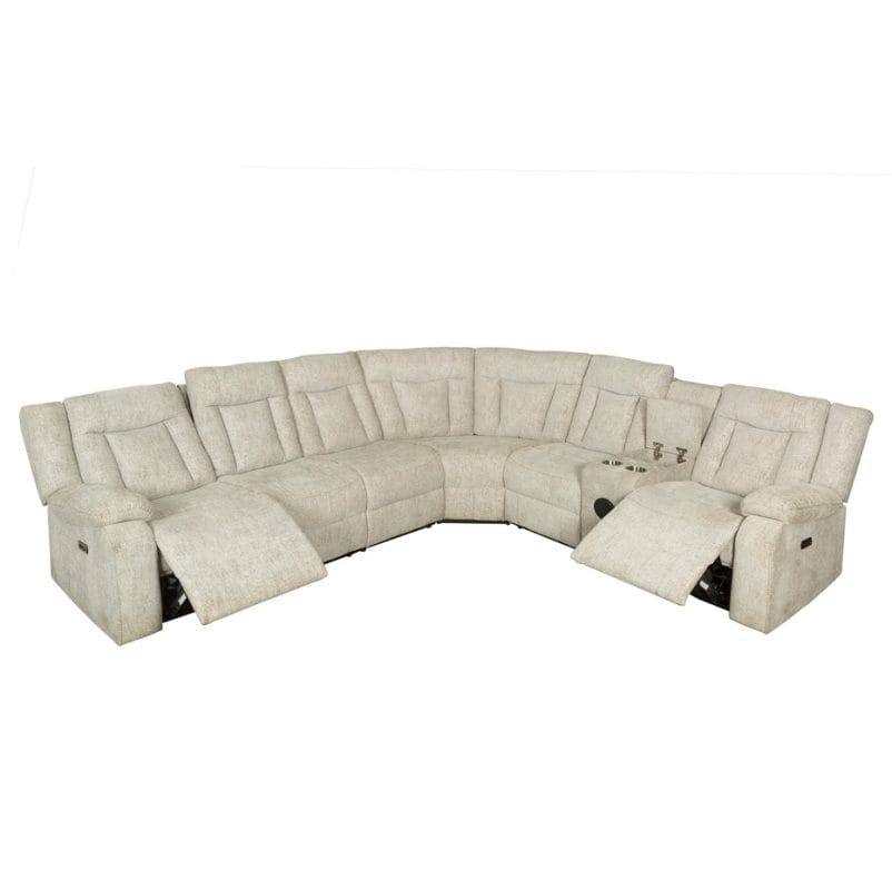 ArcForm Fabric Reclining Sectional Sofa | MSF003