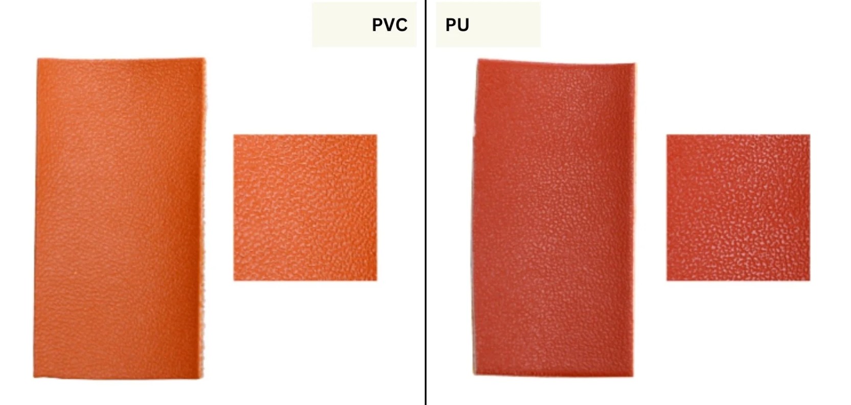 PU leather vs PVC leather