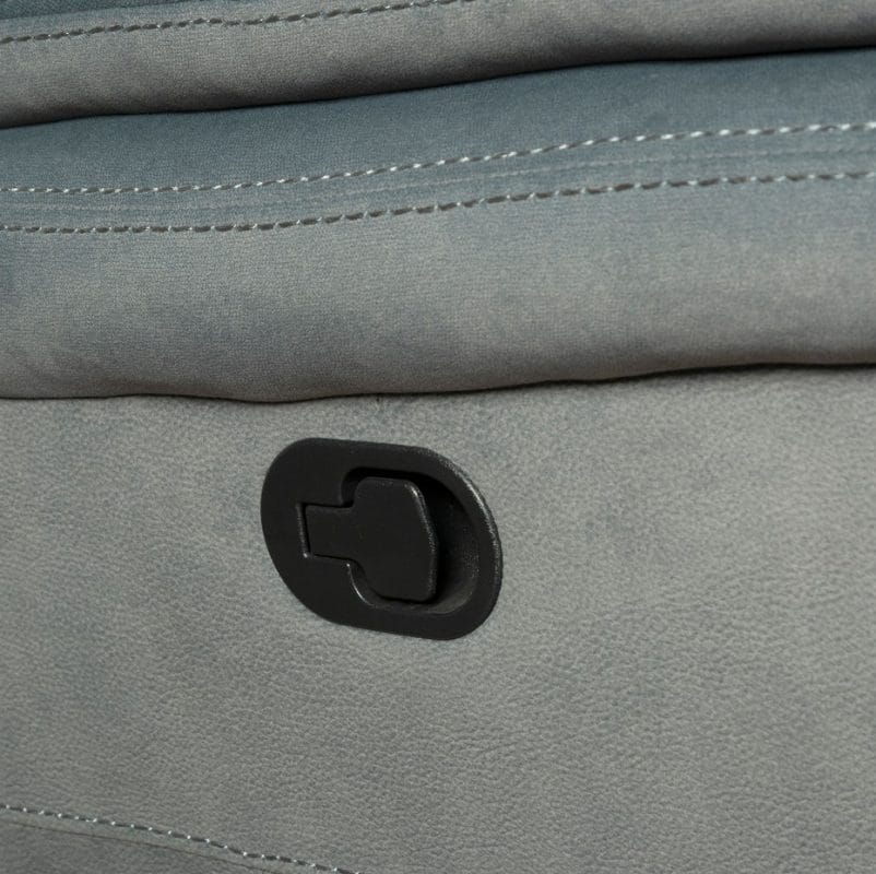 Fabric Recliner Chair with Double Arm Cushion and Contrast Stitching | MR003