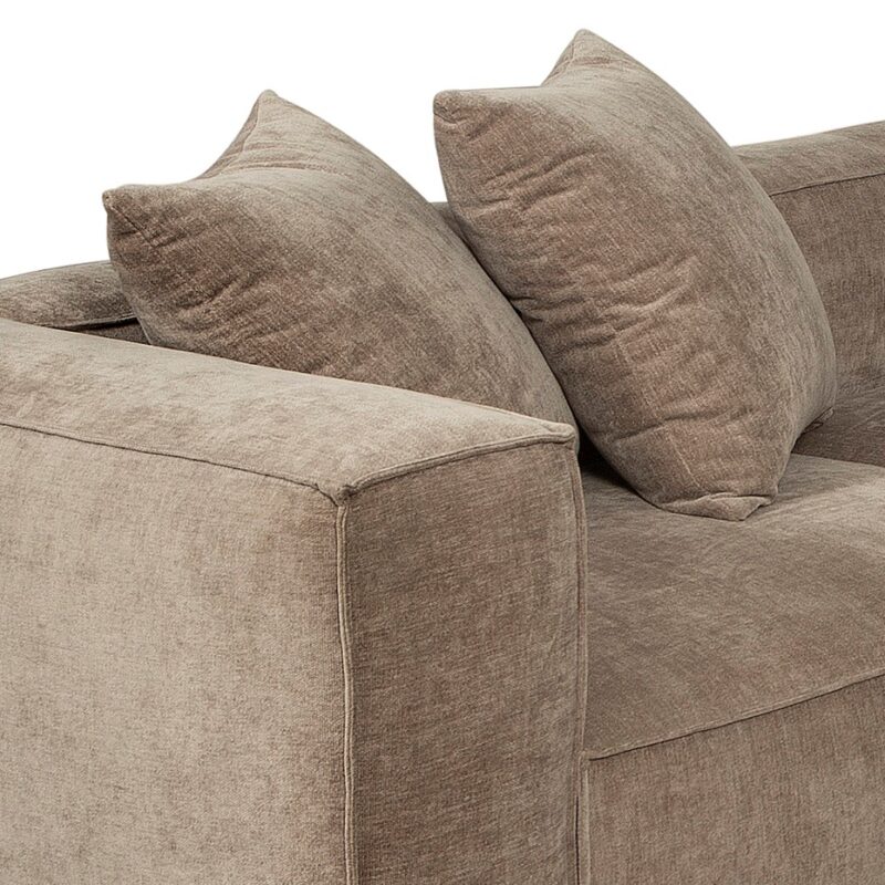 Geometric Modular Sectional Sofa with Square Arm Form | TSM007