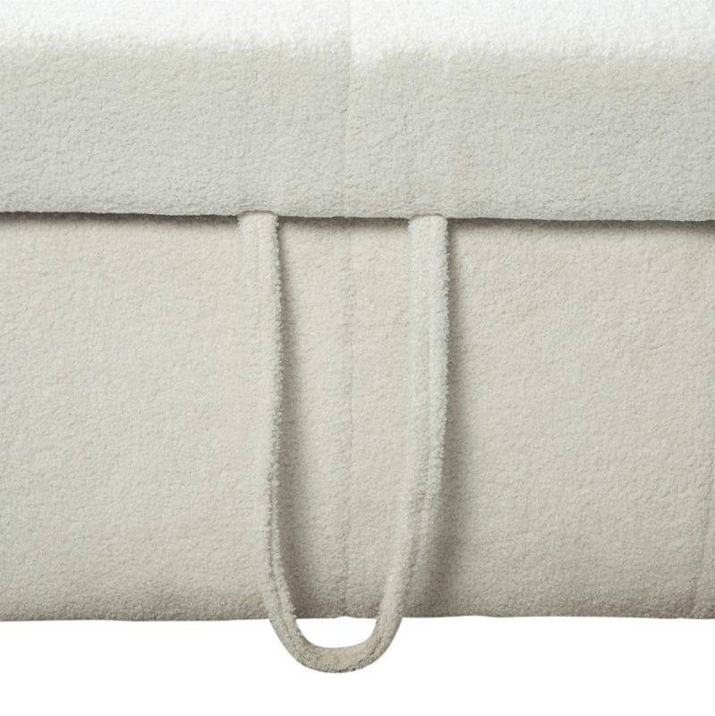 Bouclé Fabric Sleeper Chair with Pull-Out Bed Base | MSC003