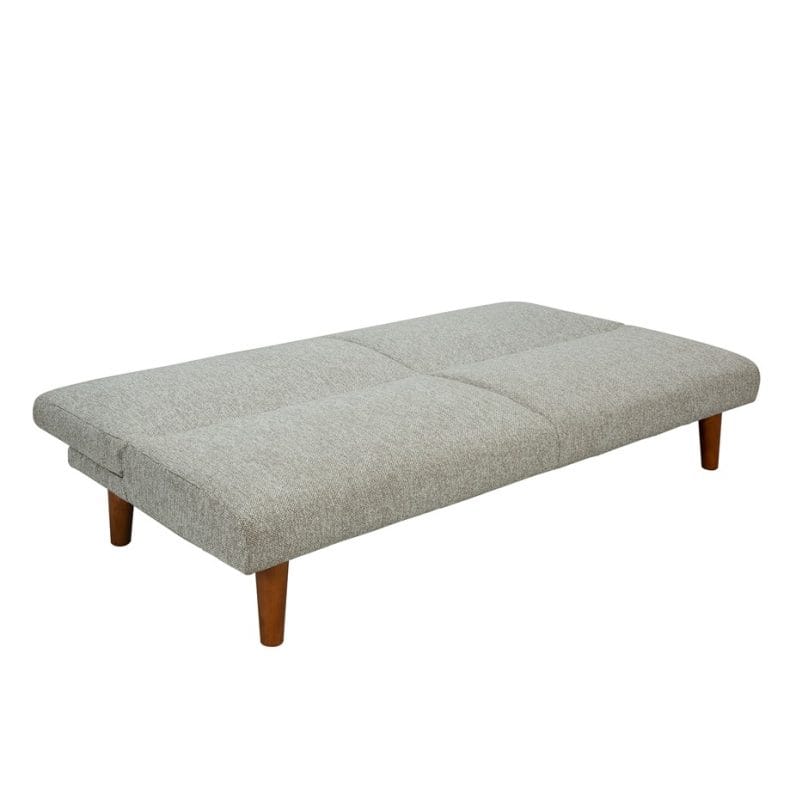 Rectangular Fabric Convertible Sofa Bed with Wooden Legs | MSB001