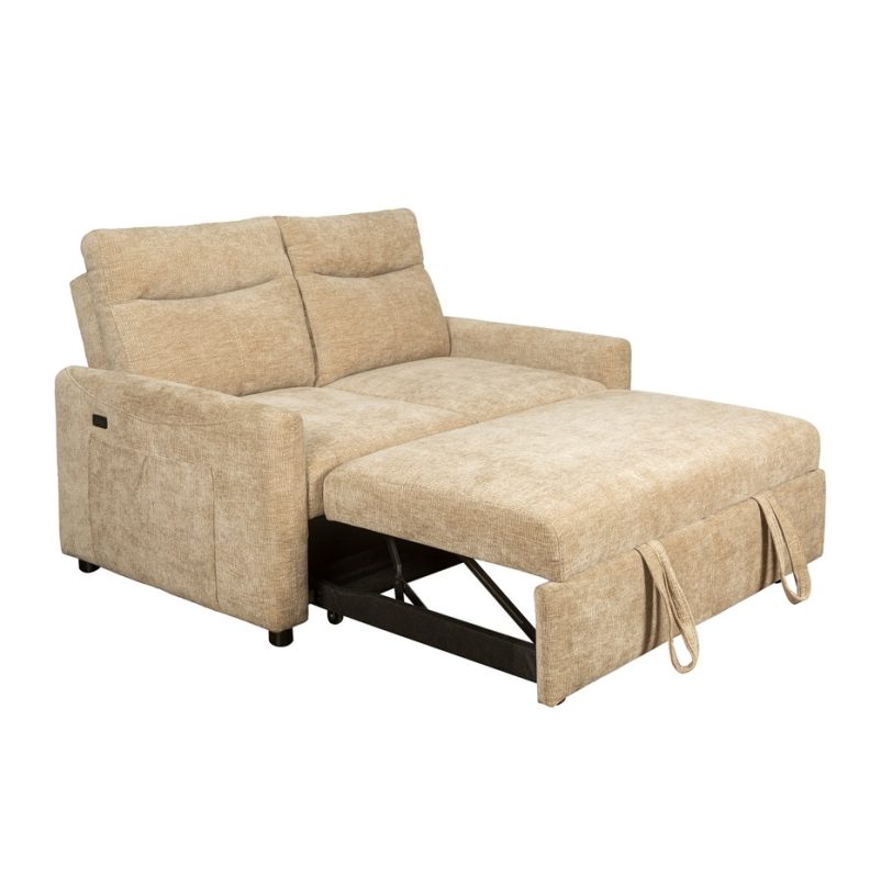 Compact Form Fabric Pull-out Sofa Bed | MSB007