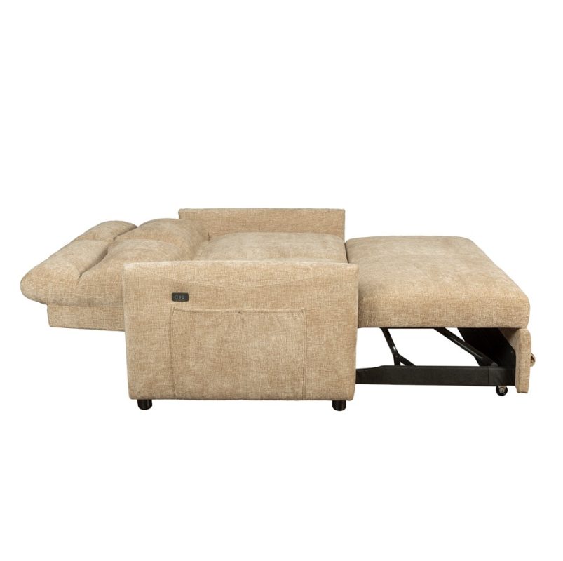 Compact Form Fabric Pull-out Sofa Bed | MSB007