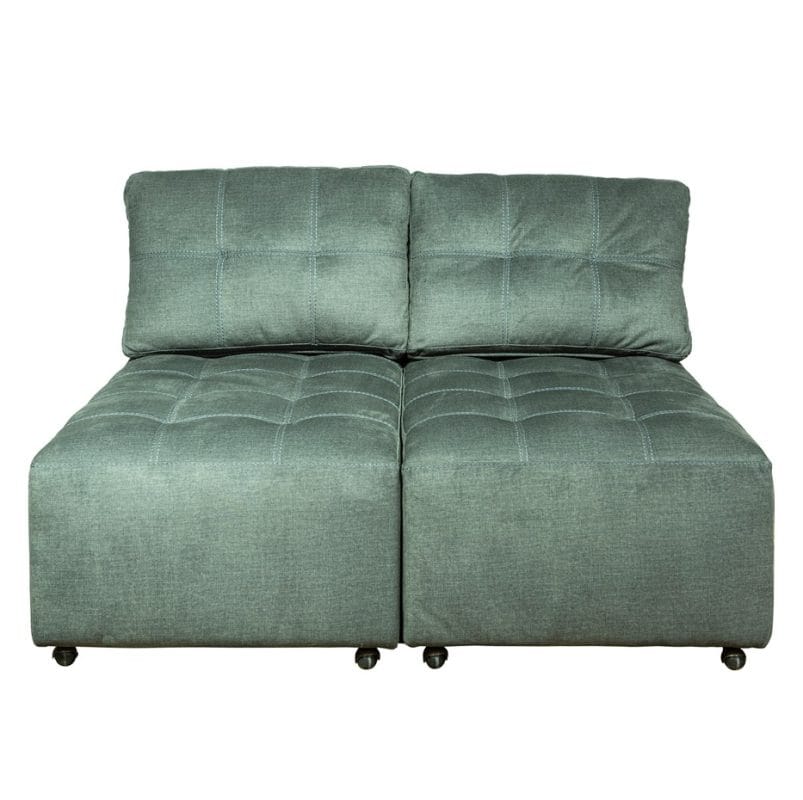 Textured Weave Fabric Sofa Bed with Storage | MSB008