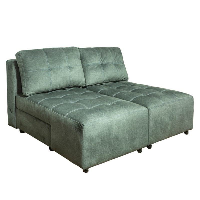 Textured Weave Fabric Sofa Bed with Storage | MSB008