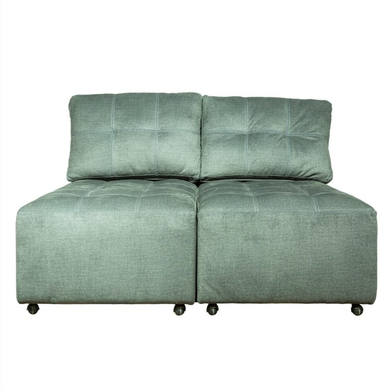 Textured Weave Fabric Sofa Bed with Storage | MSB008