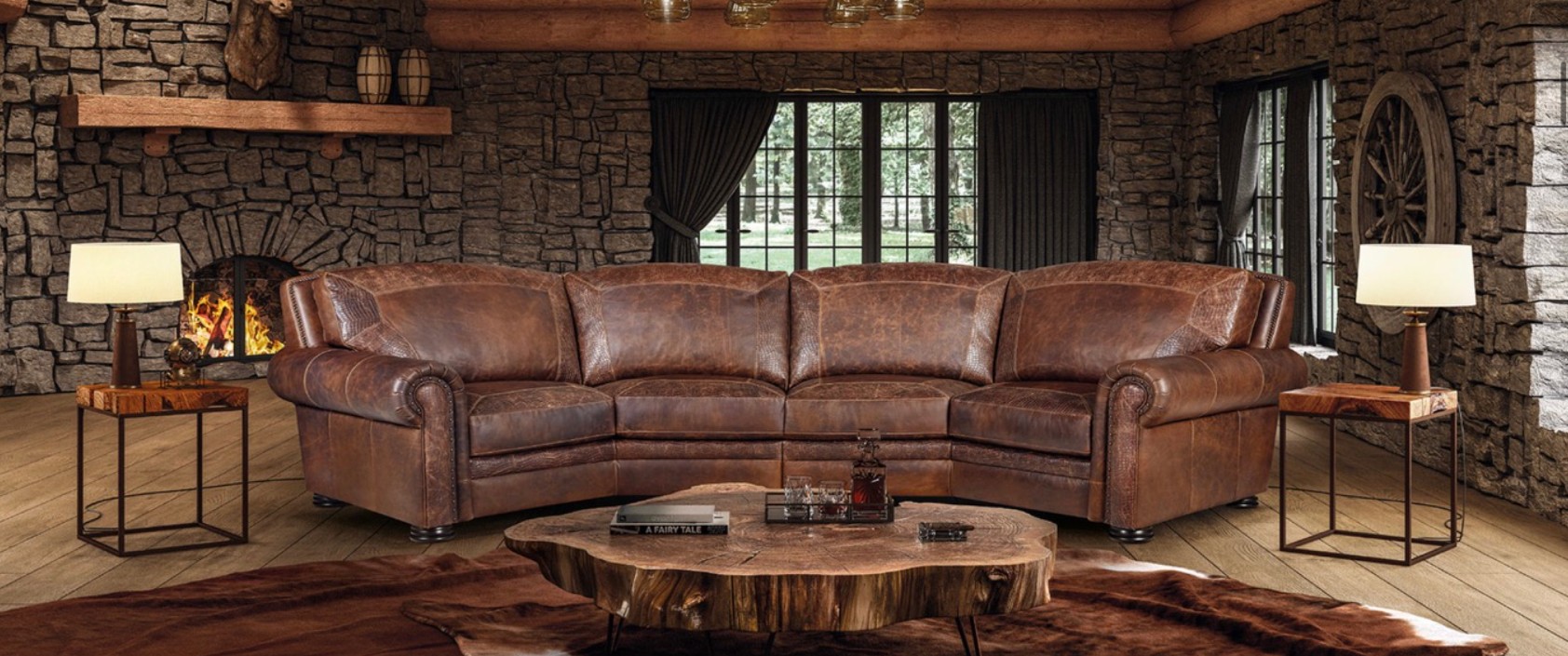 Upholstering Sofas with Full Grain Leather