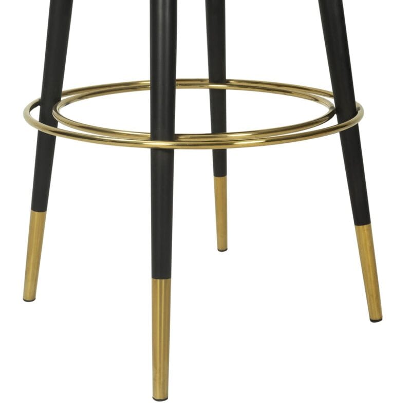 Iron Bar Chair with Circular Footrest Support Frame | BC014
