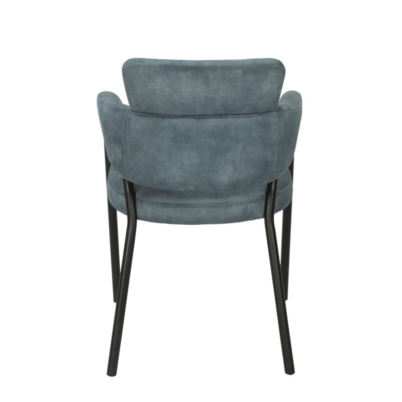 Iron Dining Chair with Arched Support Arms | CH039
