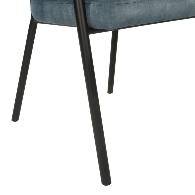 Iron Dining Chair with Arched Support Arms | CH039