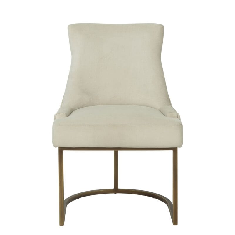 Iron Dining Chair with Curved Base Support Frame | CH049