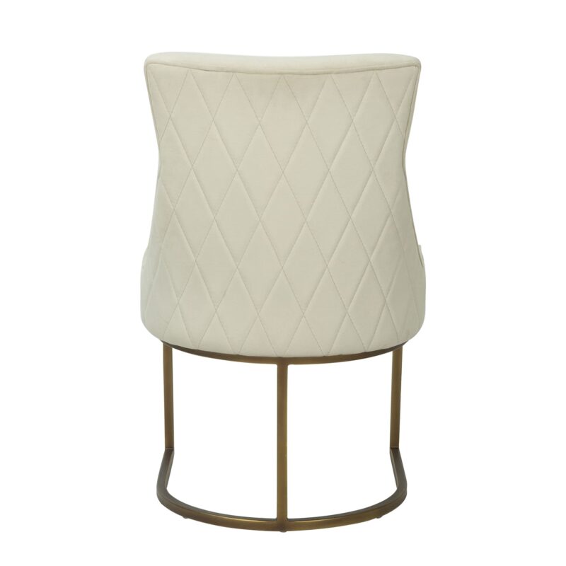 Iron Dining Chair with Curved Base Support Frame | CH049