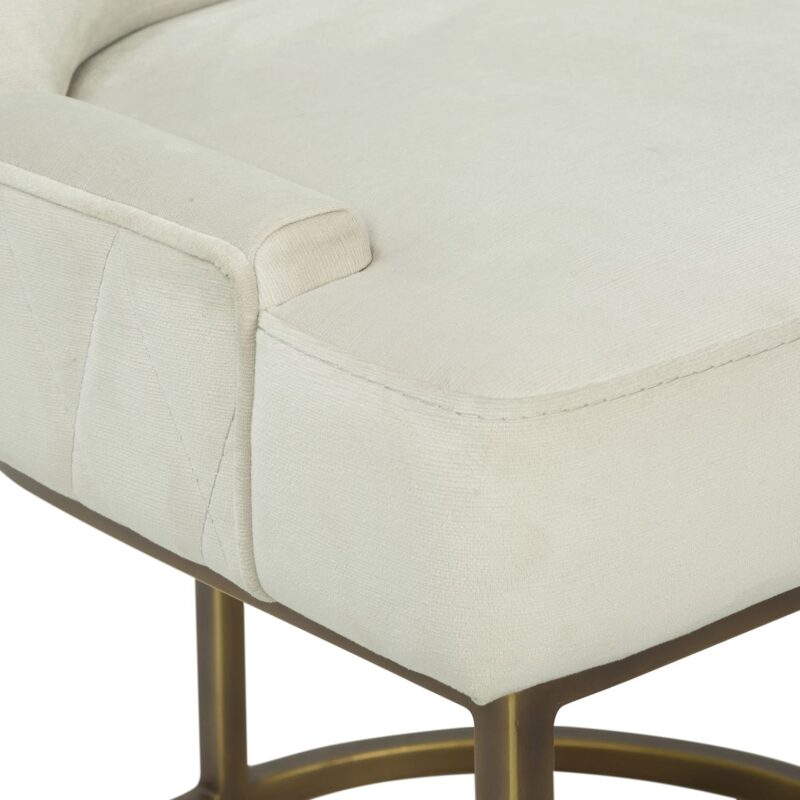Iron Dining Chair with Curved Base Support Frame | CH049