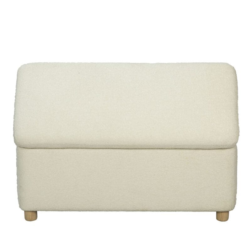 Upholstered Storage Bench with Soft-Close Hinged Lid