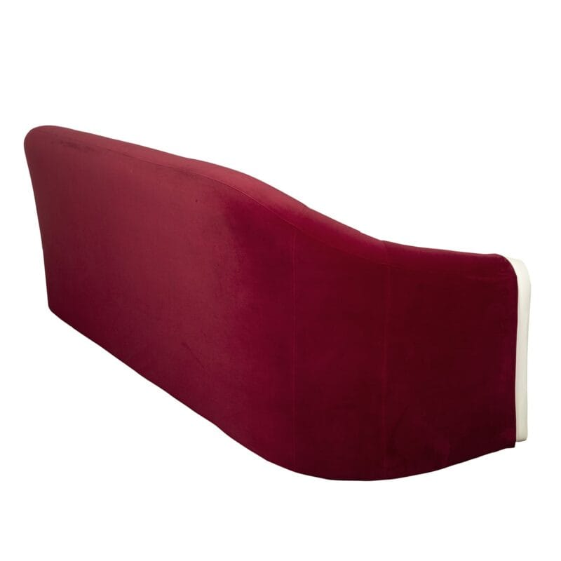 Upholstered Velvet Sofa with Sculpted Side Panels | TSF015