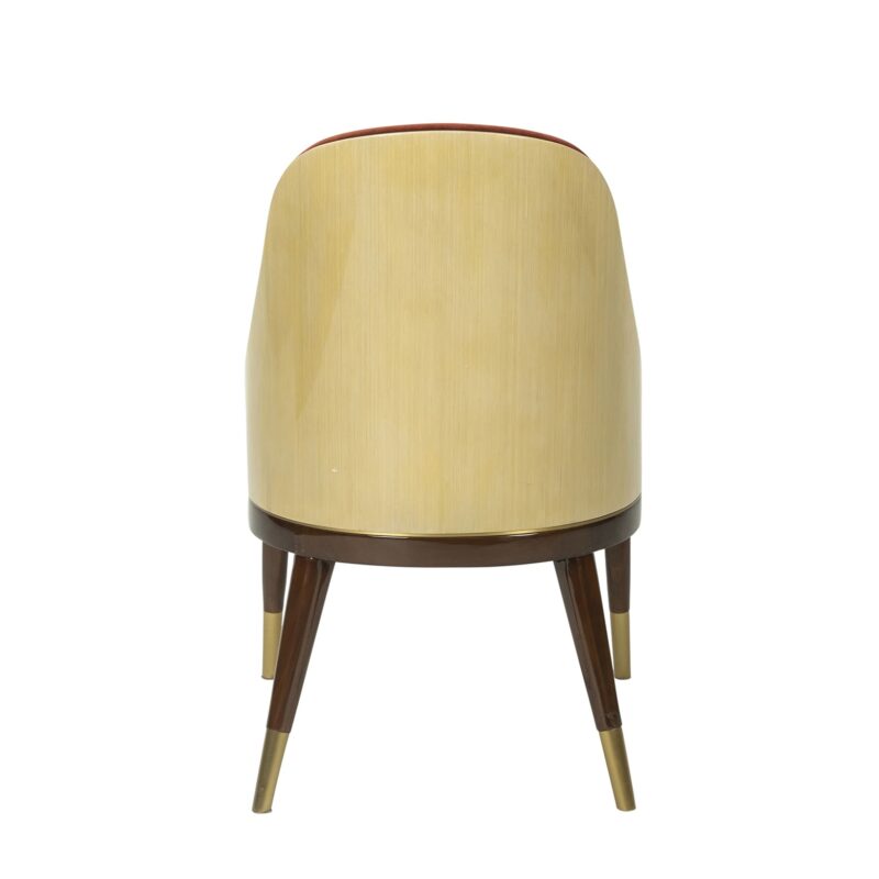 Wood Dining Chair with Tapered Back Curve | CH047