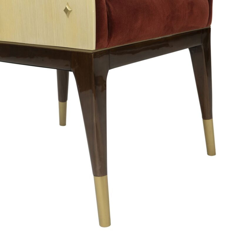 Wood Dining Chair with Tapered Back Curve | CH047