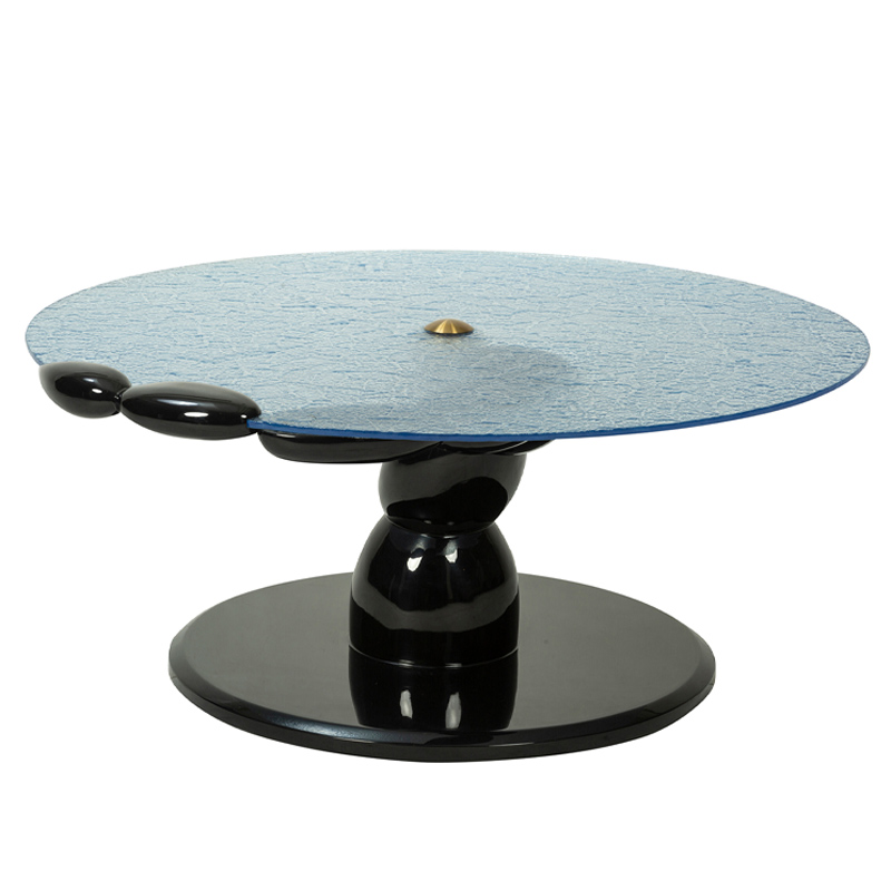 Sculptural Glass Coffee Table