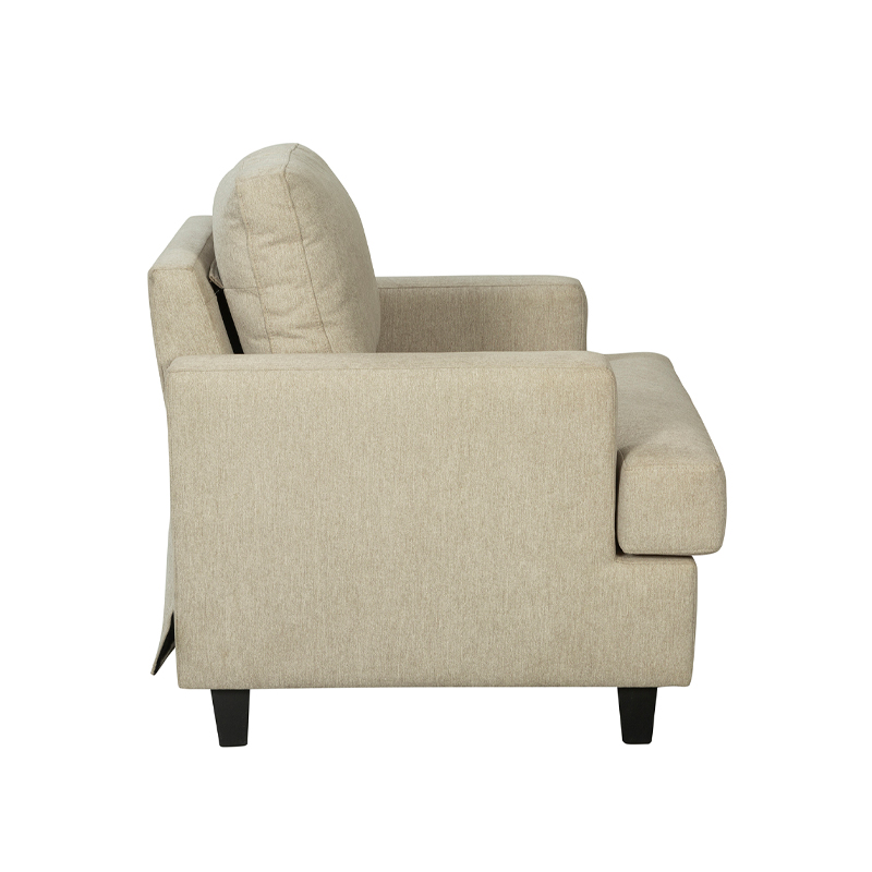 Beige Fabric Upholstered Armchair | TC006