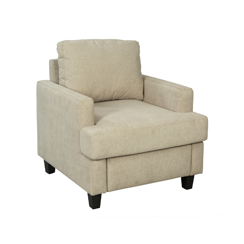 Beige Fabric Upholstered Armchair | TC006