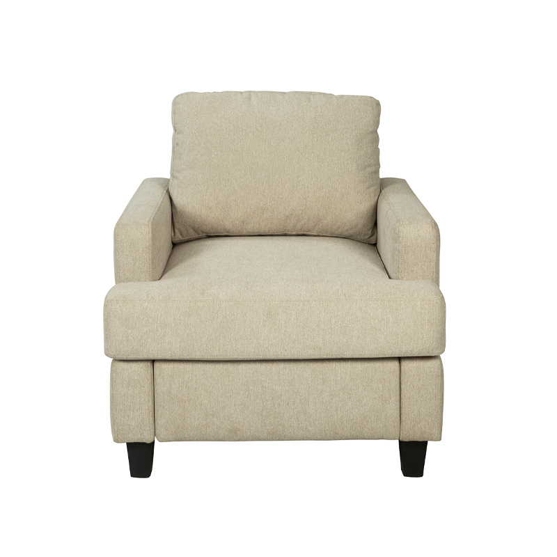Beige Fabric Upholstered Armchair | TC006