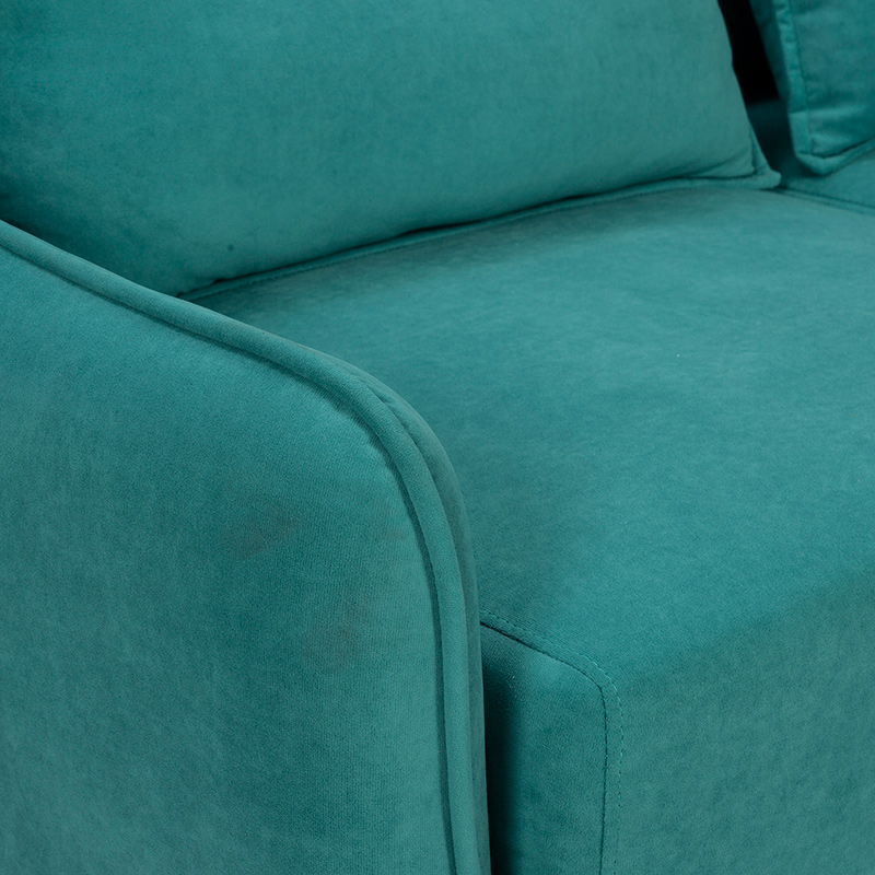 Contemporary Curved Armrest Fabric 2-Seater Sofa | TSF006A