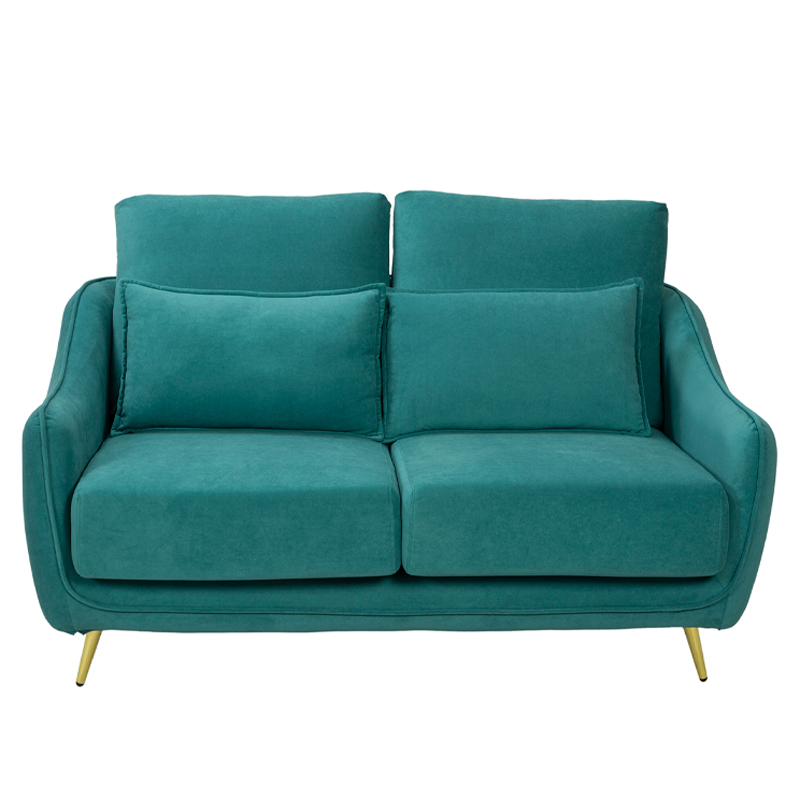 Contemporary Curved Armrest Fabric 2-Seater Sofa | TSF006A