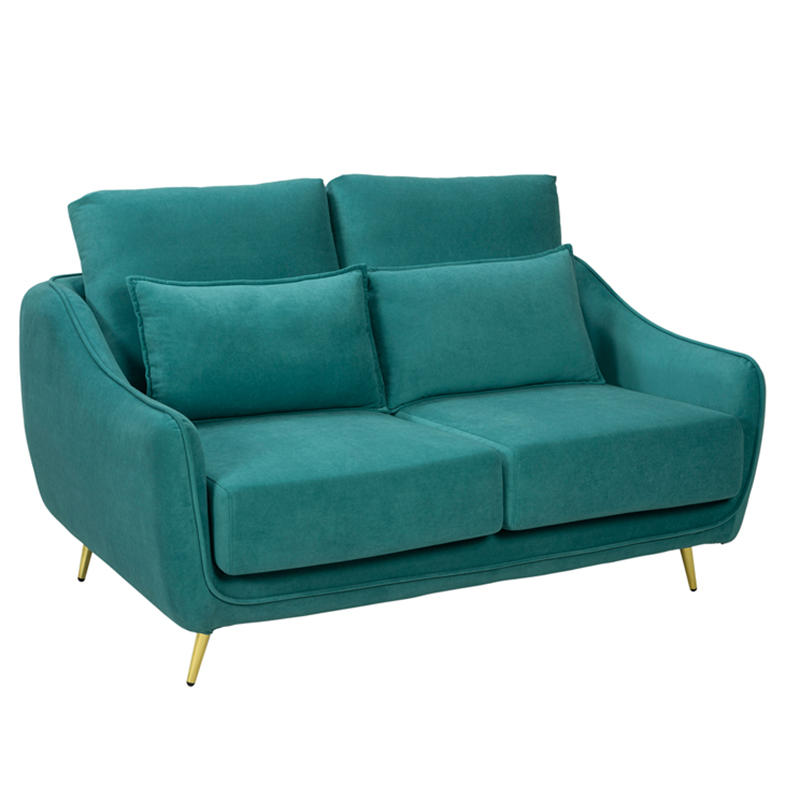 Contemporary Curved Armrest Fabric 2-Seater Sofa | TSF006A