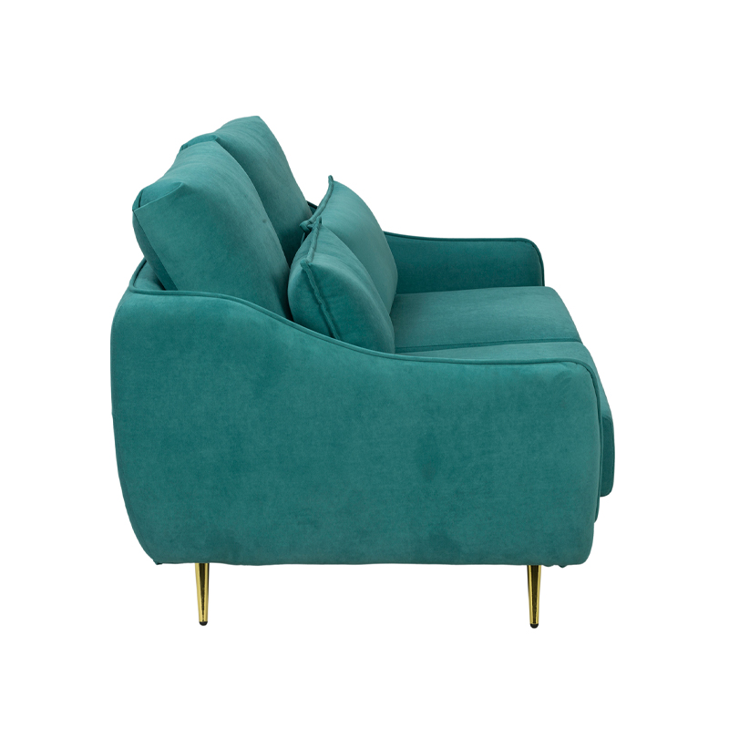 Contemporary Curved Armrest Fabric 2-Seater Sofa | TSF006A