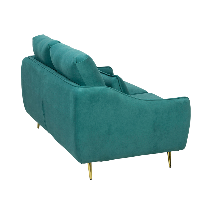Contemporary Curved Armrest Fabric 2-Seater Sofa | TSF006A