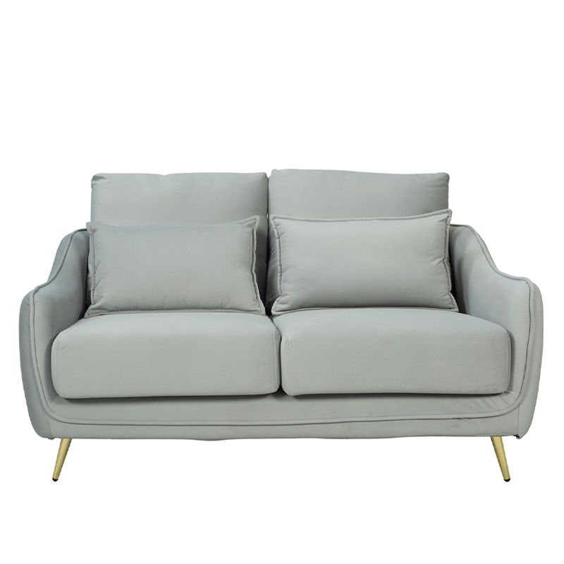 Contemporary Curved Armrest Fabric 2-Seater Sofa | TSF006A