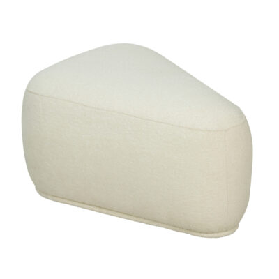 Rounded Rectangular Fully Upholstered Ottoman