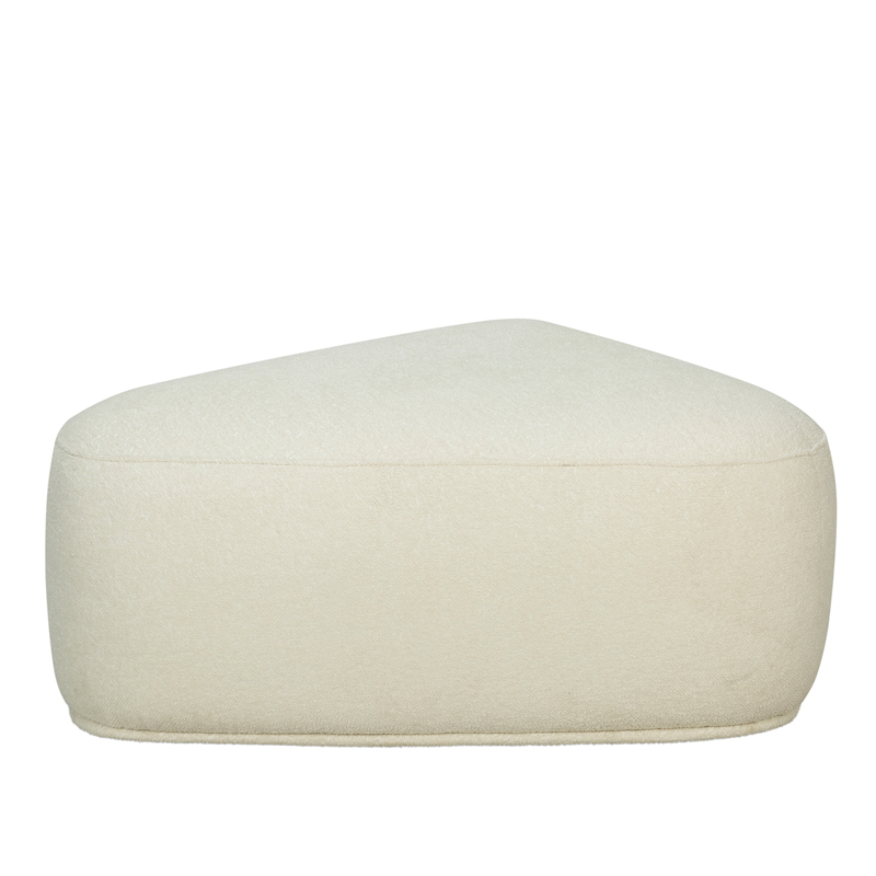 Rounded Rectangular Fully Upholstered Ottoman | TOT002